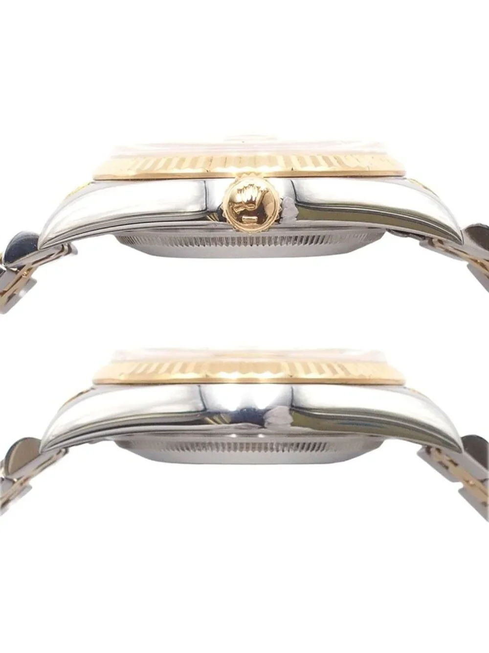 Rolex Datejust Jubilee Bracelet Champagne 18K Yellow Gold SS Watch Automatic